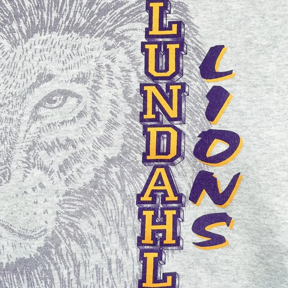Vintage Lundahl Lions Sweatshirt Size XL
